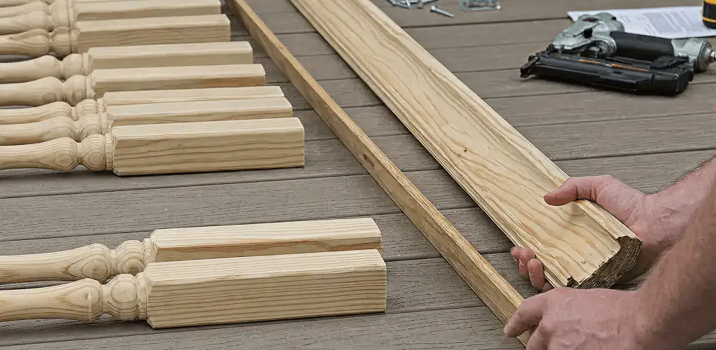 Handrail installation materials and wood components for stair rail work in Milwaukee, WI